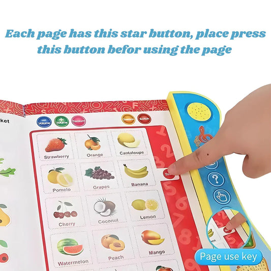 Smart Talking Book for Kids – Interactive Learning with Sounds & Activities 📚🎶