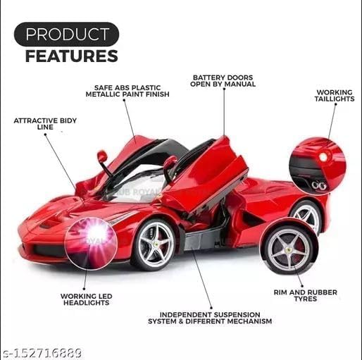 New Sports Car with Openable Doors Toys for Kids Rechargeable Remote Control Car
