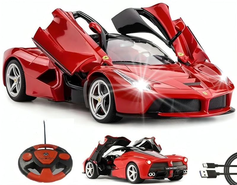 New Sports Car with Openable Doors Toys for Kids Rechargeable Remote Control Car