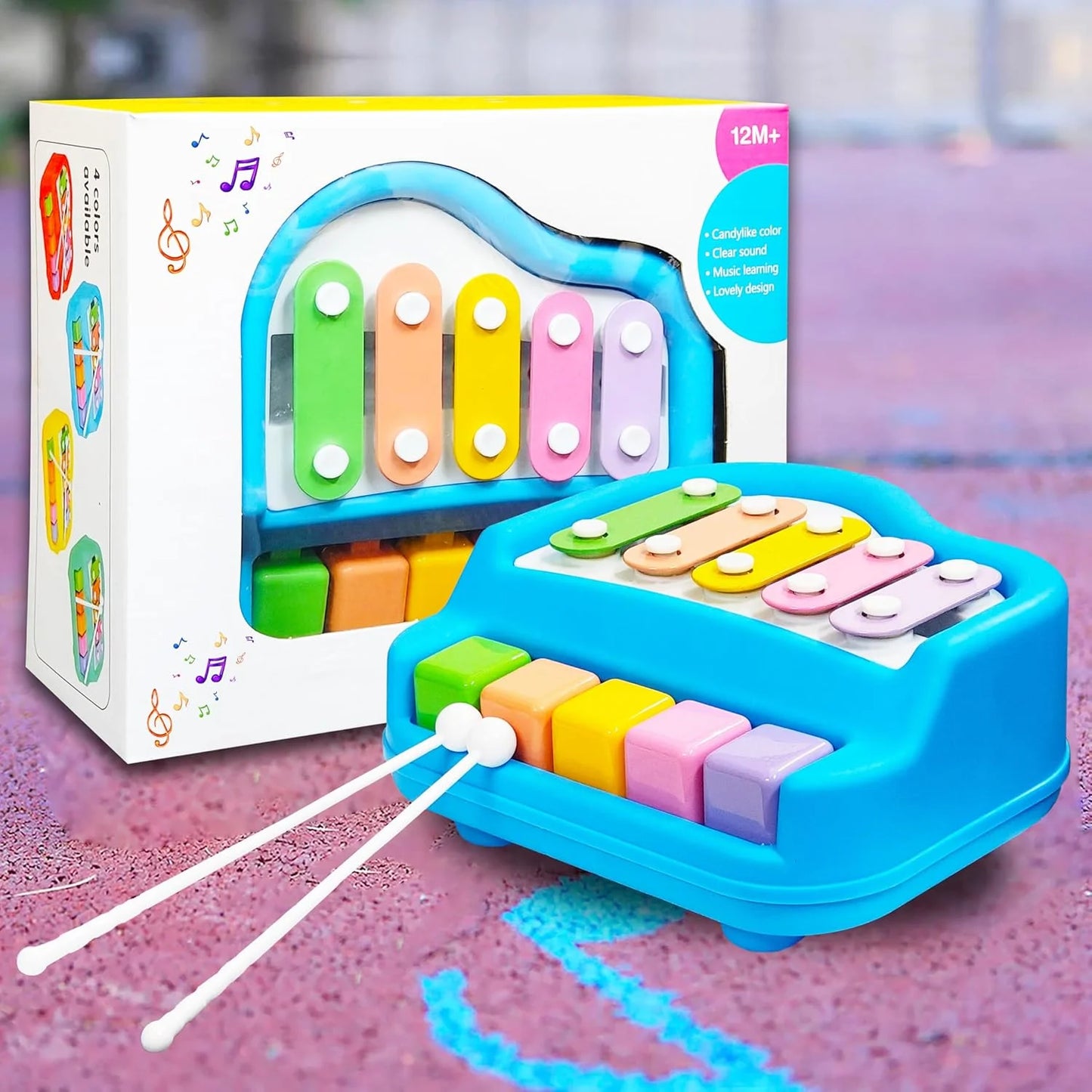 Knock Piano for Kids – Colorful Musical Toy 🎹✨