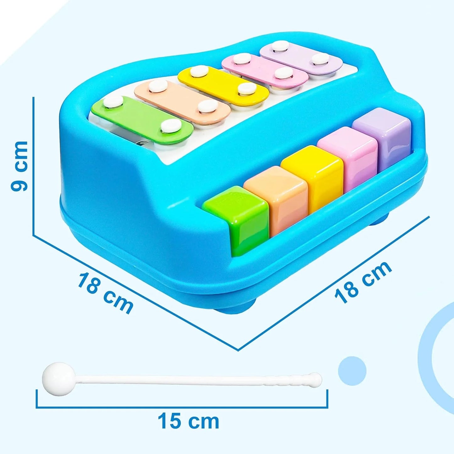 Knock Piano for Kids – Colorful Musical Toy 🎹✨