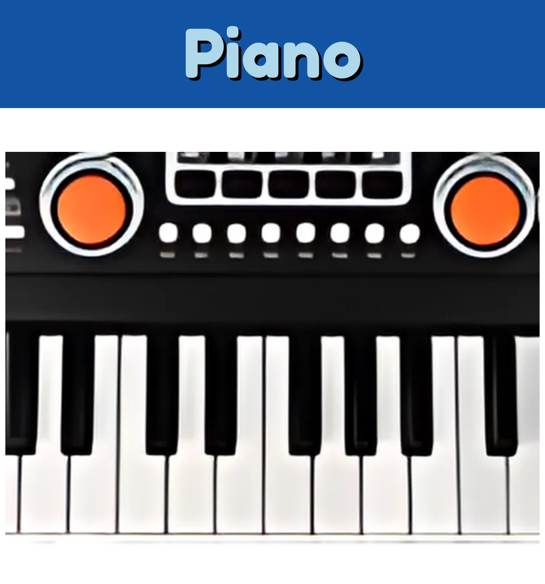 Electronic Keyboard Piano with Microphone for Kids