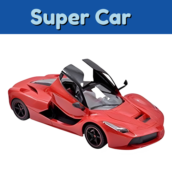 New Sports Car with Openable Doors Toys for Kids Rechargeable Remote Control Car