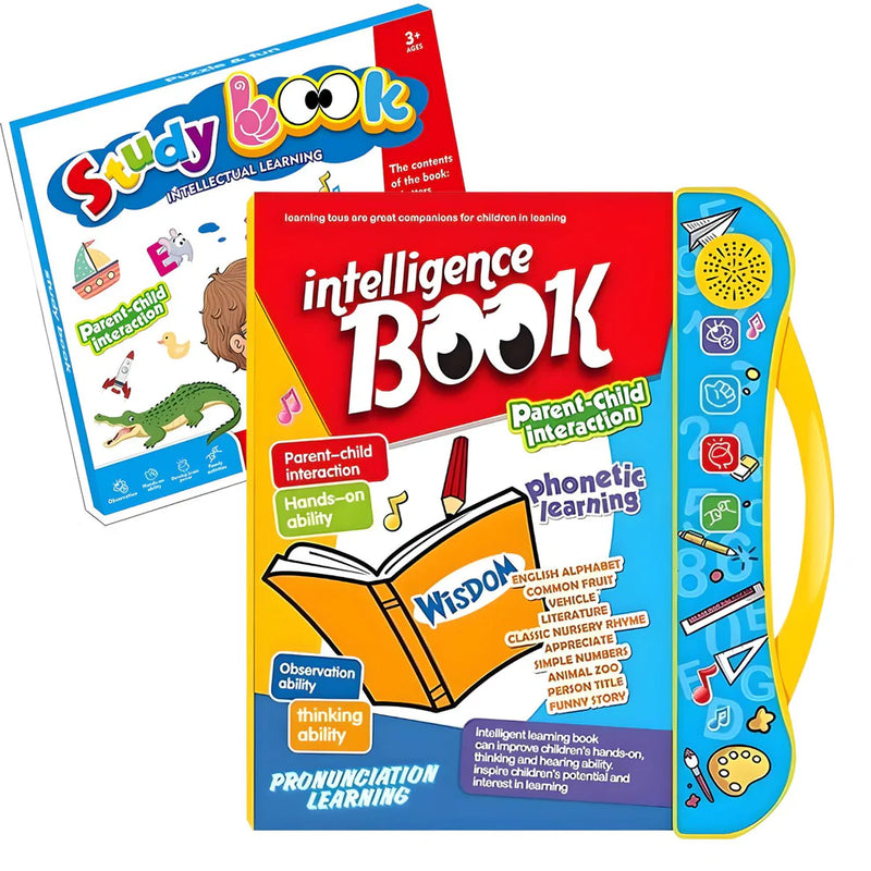 Smart Talking Book for Kids – Interactive Learning with Sounds & Activities 📚🎶